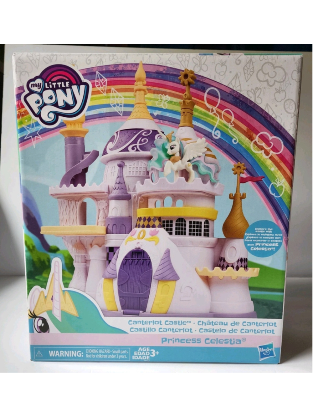 My Little Pony Canterlot Castle Playset Princess Celestia - 3 Levels of Play NEW